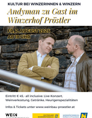 Andyman zu Gast im Winzerhof Pröstler